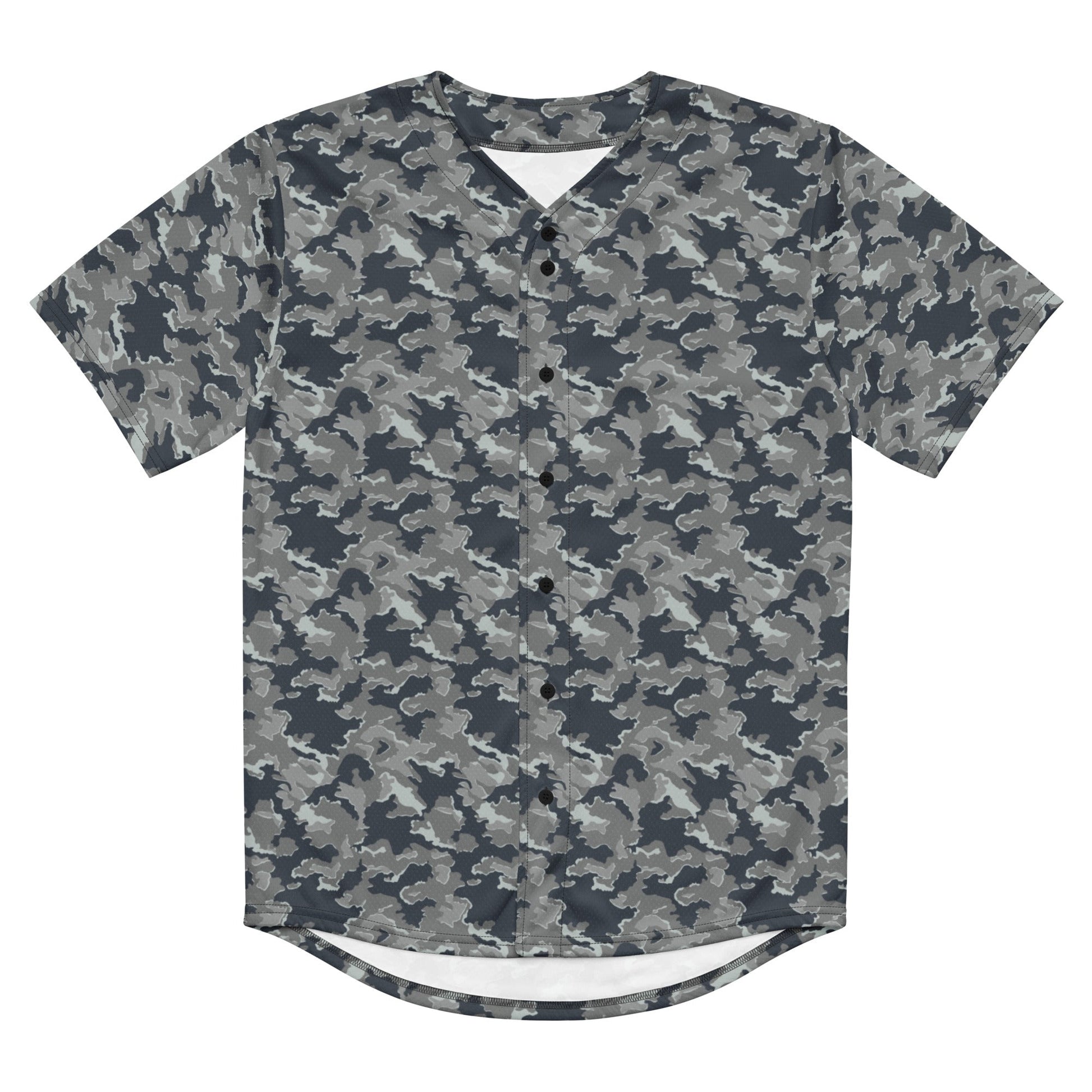 Russian SMK Melted Snow CAMO baseball jersey - Baseball Jerseys