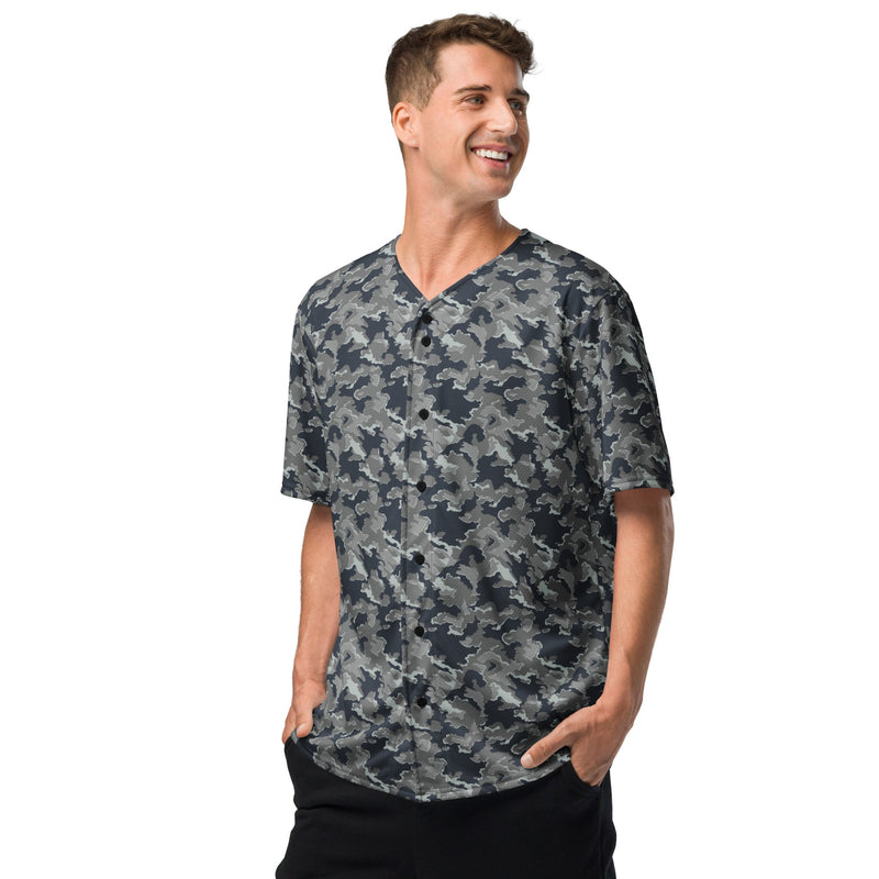 SMK Melted Snow Russian CAMO Unisex Baseball Jersey