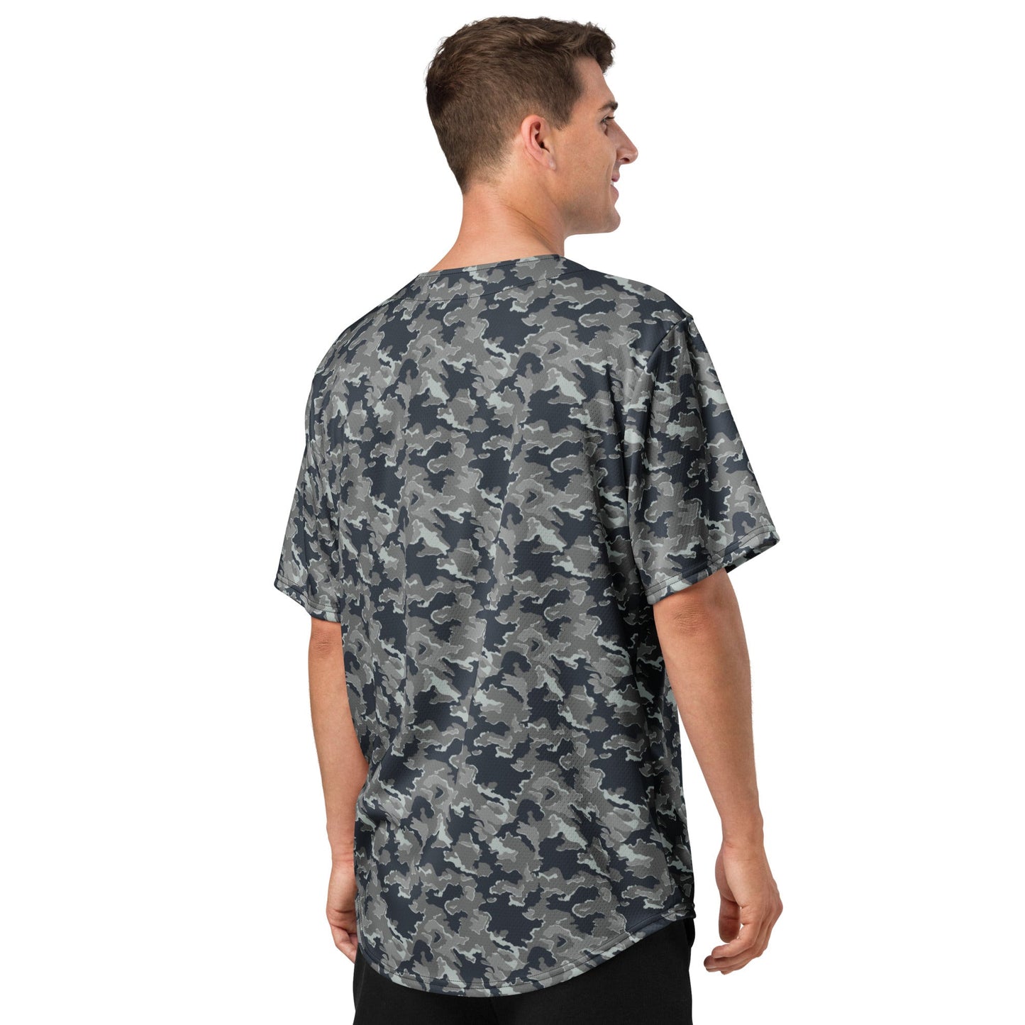 Russian SMK Melted Snow CAMO baseball jersey - Baseball Jerseys