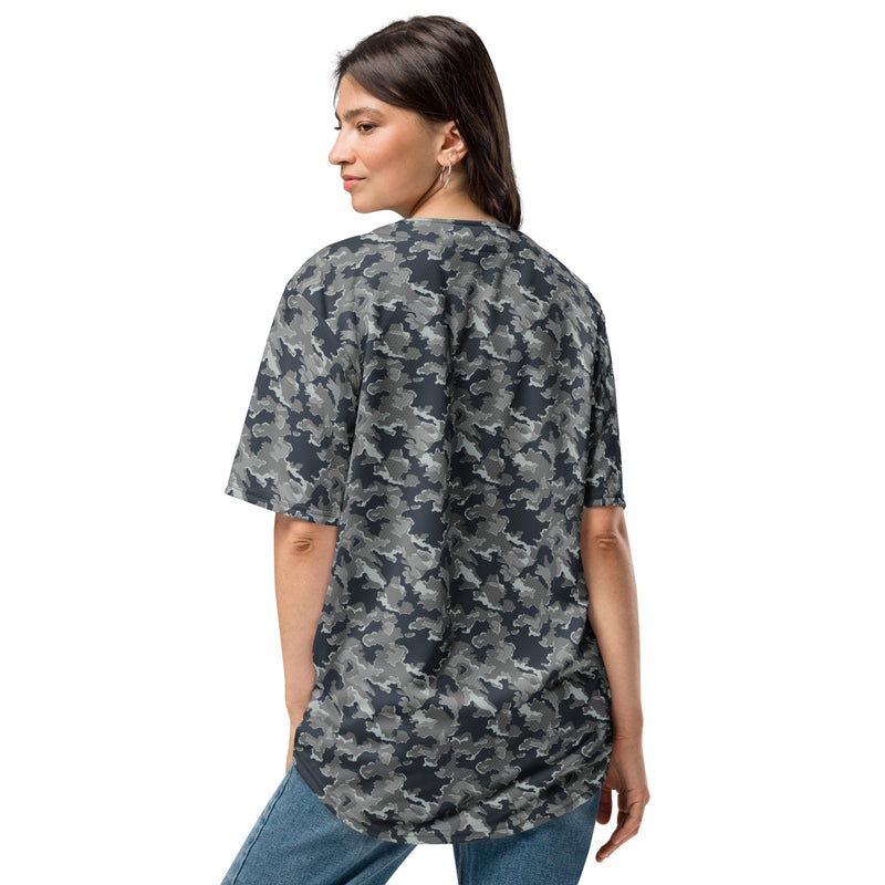 SMK Melted Snow Russian CAMO Unisex Baseball Jersey