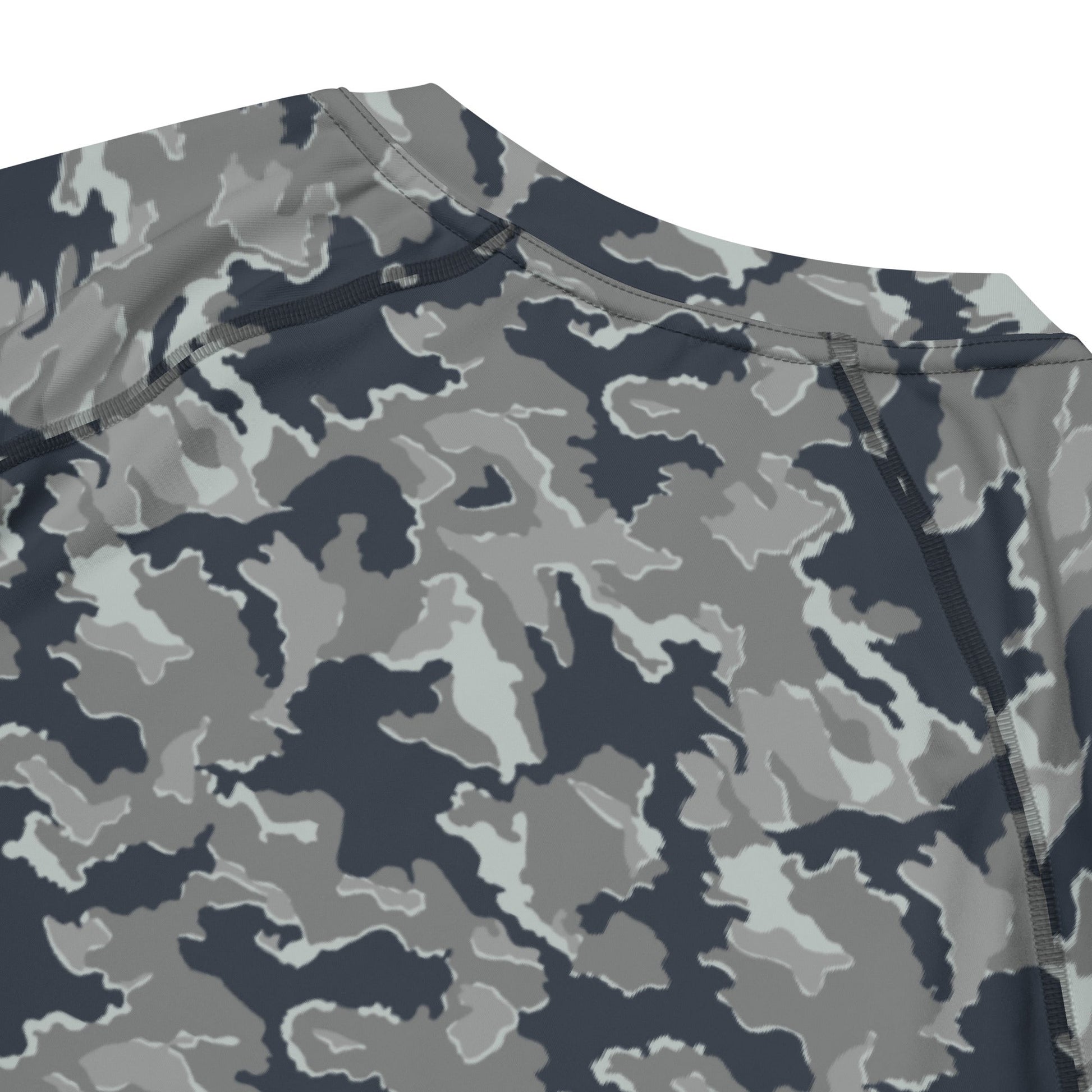Russian SMK Melted Snow CAMO Mens Short-Sleeve Rash Guard - Short-sleeve Guards