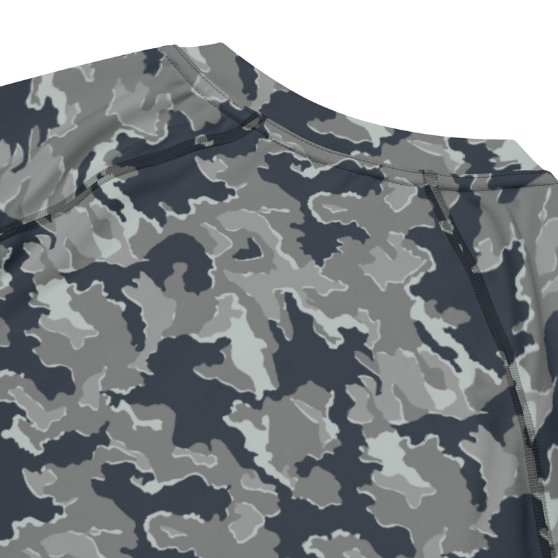 SMK Melted Snow Russian CAMO Mens Short-Sleeve Rash Guard - SS