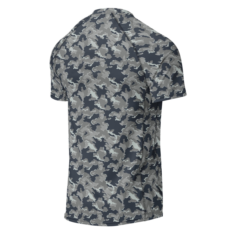 SMK Melted Snow Russian CAMO Mens Short-Sleeve Rash Guard - SS