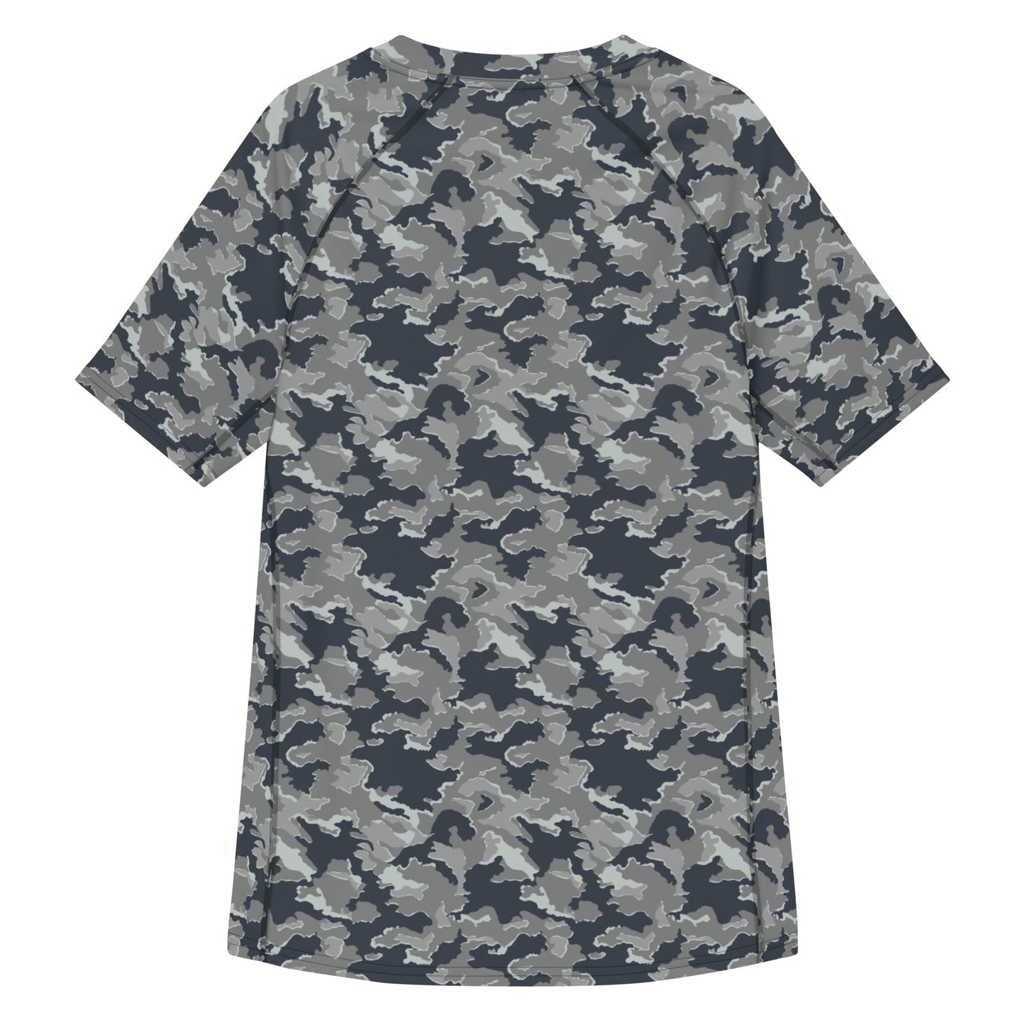 Russian SMK Melted Snow CAMO Mens Short-Sleeve Rash Guard - Short-sleeve Guards