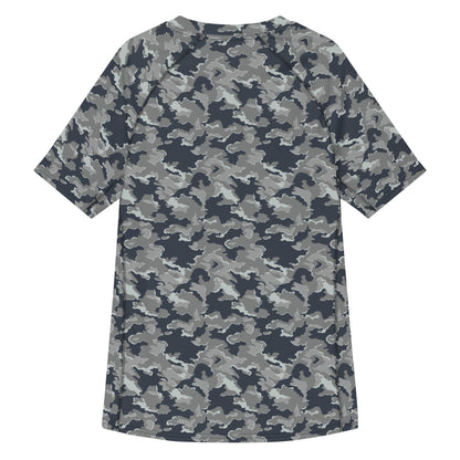 Russian SMK Melted Snow CAMO Mens Short-Sleeve Rash Guard - Short-sleeve Guards