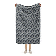 SMK Melted Snow Russian CAMO Sherpa Blanket - 37″×57″