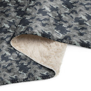 SMK Melted Snow Russian CAMO Sherpa Blanket
