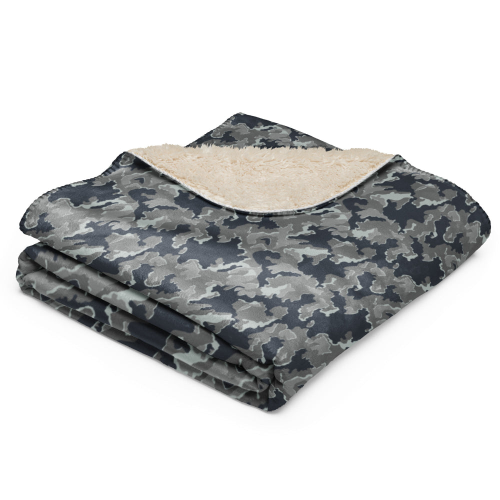 Russian SMK Melted Snow CAMO Sherpa blanket - Blanket