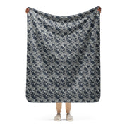 SMK Melted Snow Russian CAMO Sherpa Blanket - 50″×60″