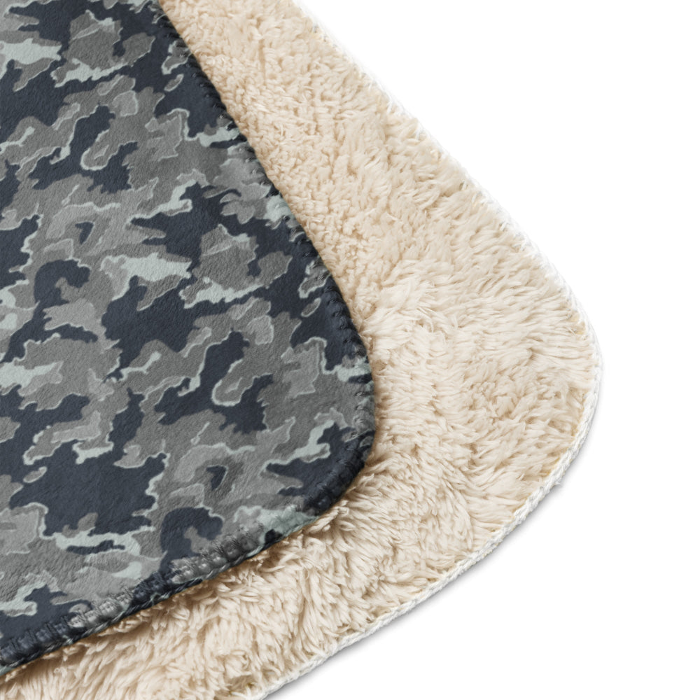 Russian SMK Melted Snow CAMO Sherpa blanket - Blanket