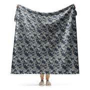 SMK Melted Snow Russian CAMO Sherpa Blanket - 60″×80″