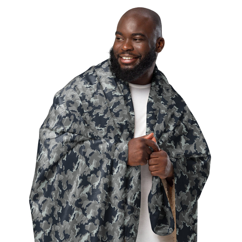 SMK Melted Snow Russian CAMO Sherpa Blanket
