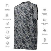 SMK Melted Snow Russian CAMO Unisex Basketball Jersey