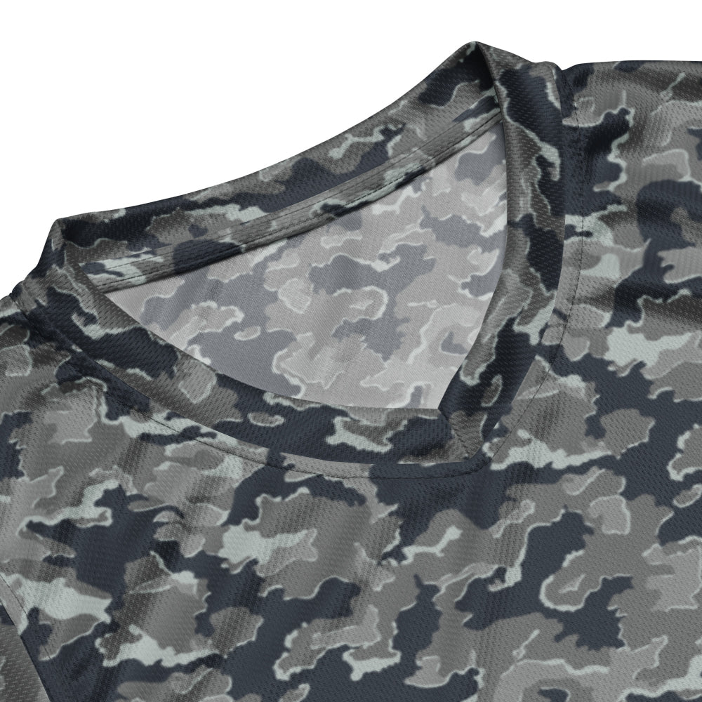 Russian SMK Melted Snow CAMO unisex basketball jersey - Unisex Basketball Jersey