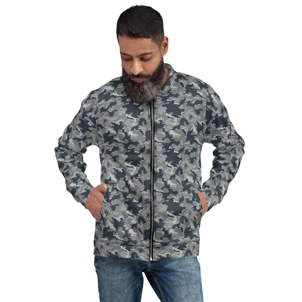 Russian SMK Melted Snow CAMO Unisex Bomber Jacket