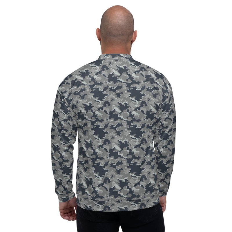SMK Melted Snow Russian CAMO Unisex Bomber Jacket