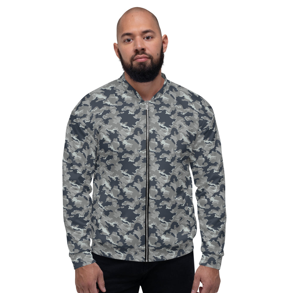 Russian SMK Melted Snow CAMO Unisex Bomber Jacket