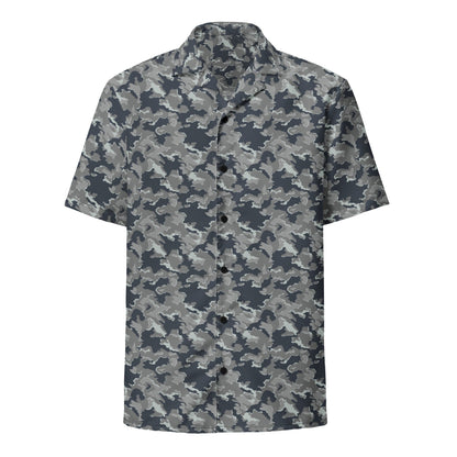 Russian SMK Melted Snow CAMO Unisex button shirt - Button Shirt