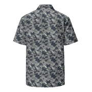 SMK Melted Snow Russian CAMO Unisex Short-Sleeve Button Shirt - Button-Up