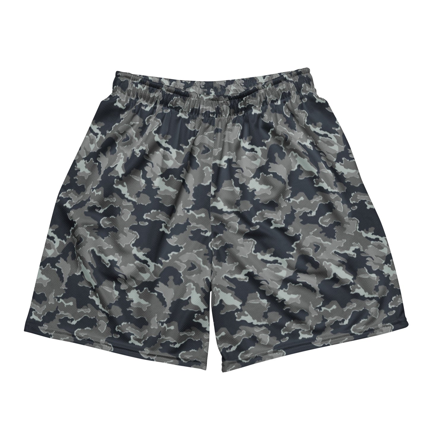Russian SMK Melted Snow CAMO Unisex mesh shorts - 2XS - Mesh Shorts
