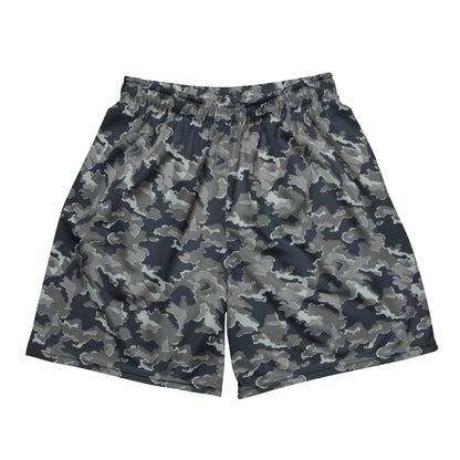 Russian SMK Melted Snow CAMO Unisex mesh shorts - 2XS - Mesh Shorts