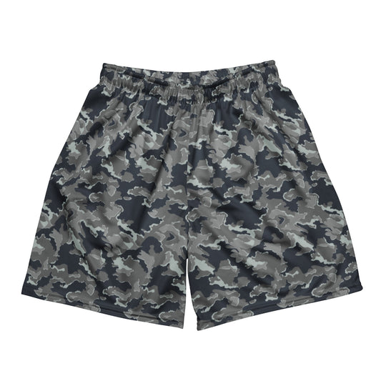 Russian SMK Melted Snow CAMO Unisex mesh shorts - 2XS - Mesh Shorts