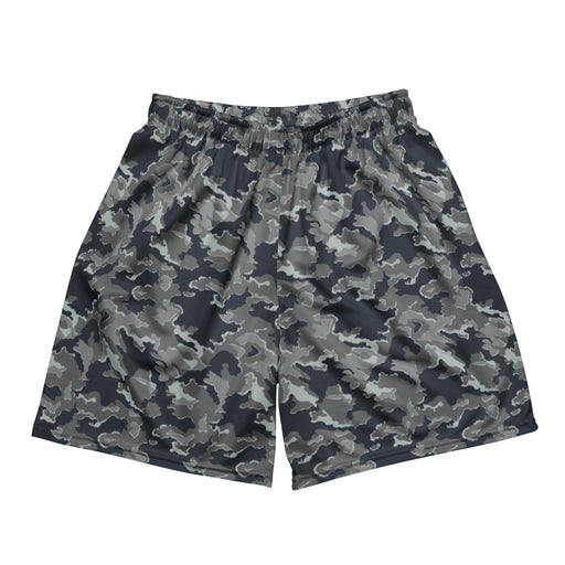 SMK Melted Snow Russian CAMO Unisex Mesh Shorts - 2XS