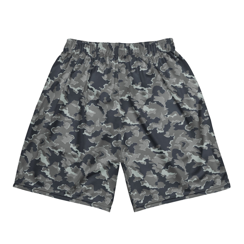 SMK Melted Snow Russian CAMO Unisex Mesh Shorts