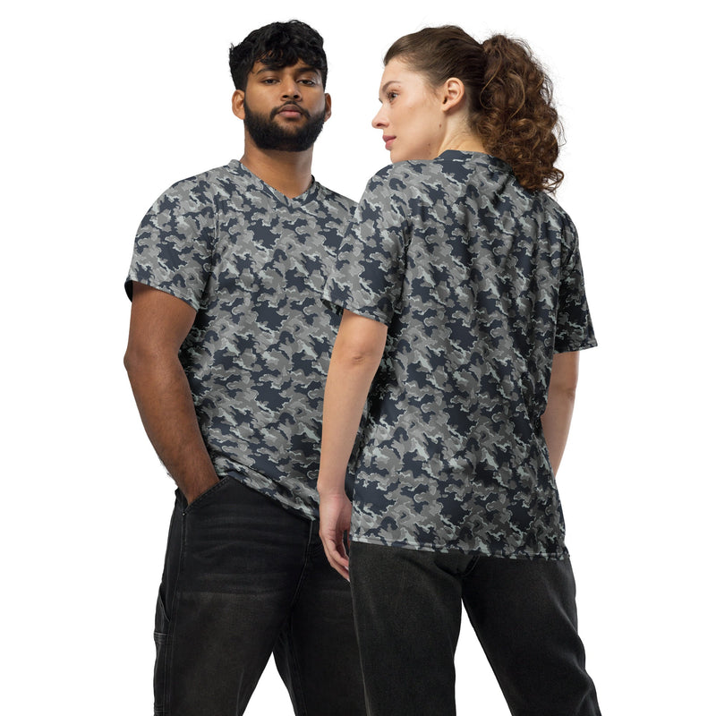 SMK Melted Snow Russian CAMO Unisex Sports Jersey - 2XS