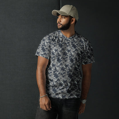 Russian SMK Melted Snow CAMO unisex sports jersey - Sports Jerseys