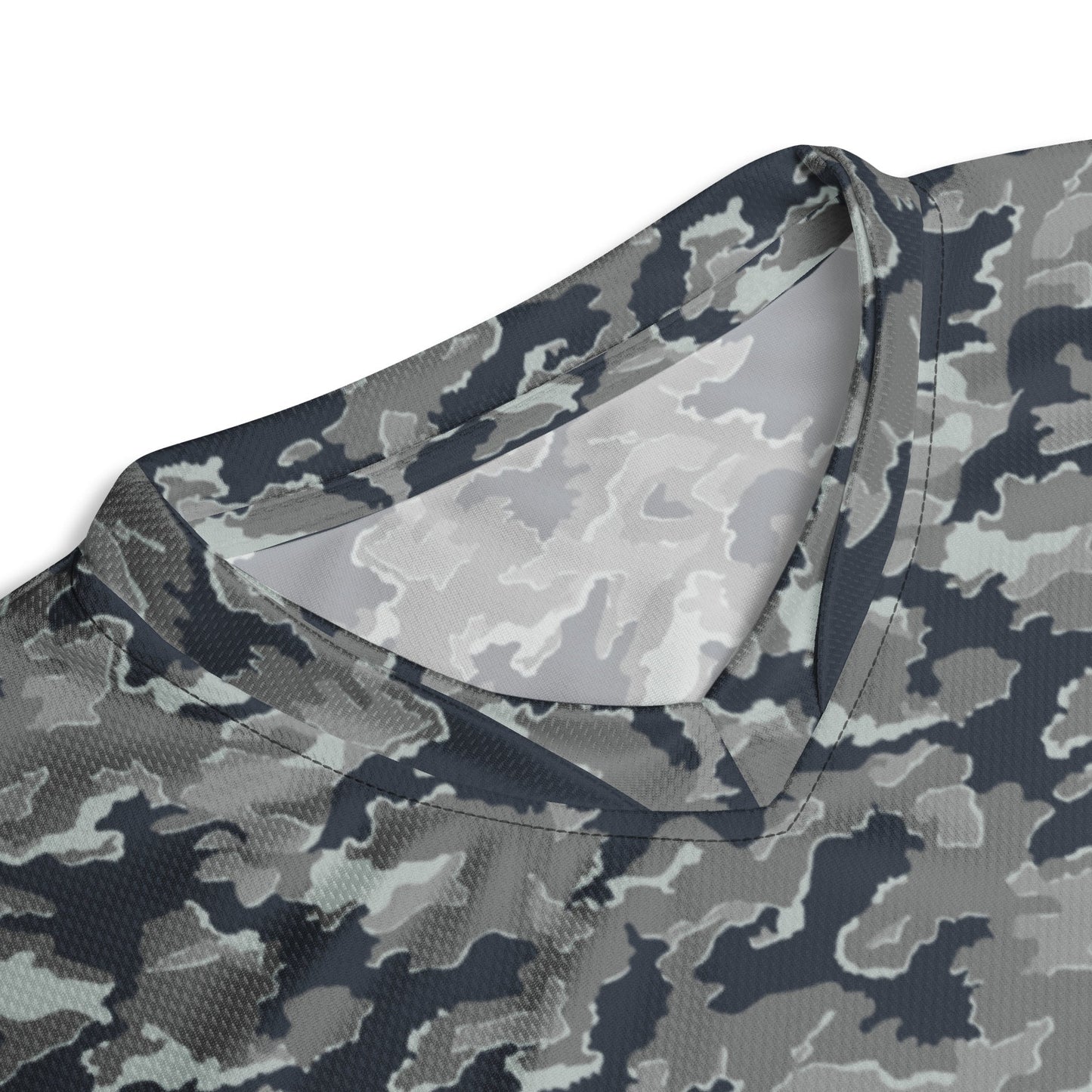 Russian SMK Melted Snow CAMO unisex sports jersey - Sports Jerseys