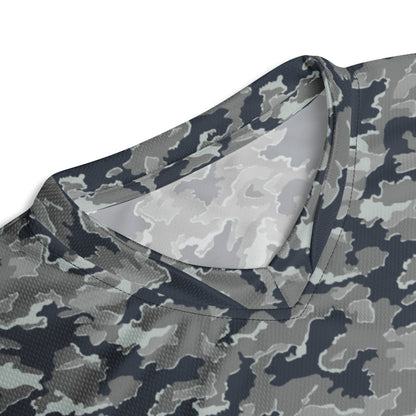 Russian SMK Melted Snow CAMO unisex sports jersey - Sports Jerseys