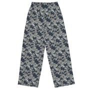 SMK Melted Snow Russian CAMO Unisex Wide-Leg Leisure Pants - Pant