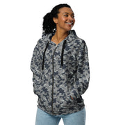 SMK Melted Snow Russian CAMO Unisex Zip Hoodie