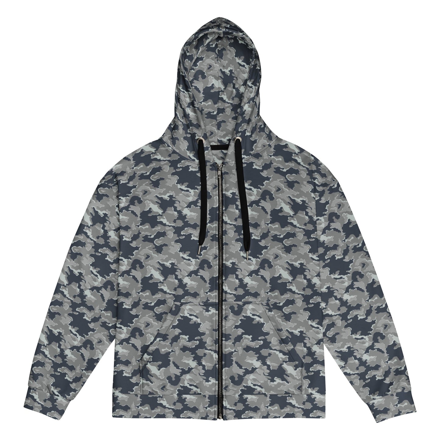 Russian SMK Melted Snow CAMO Unisex zip hoodie - 2XS - Zip Hoodies