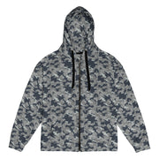 SMK Melted Snow Russian CAMO Unisex Zip Hoodie - 2XS
