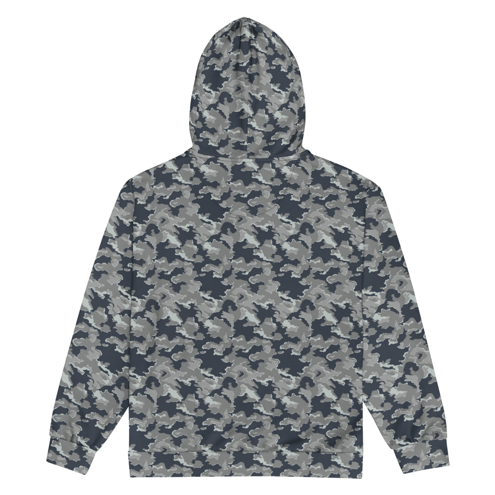 Russian SMK Melted Snow CAMO Unisex zip hoodie - Zip Hoodie