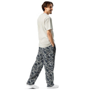 SMK Melted Snow Russian CAMO Unisex Wide-Leg Joggers