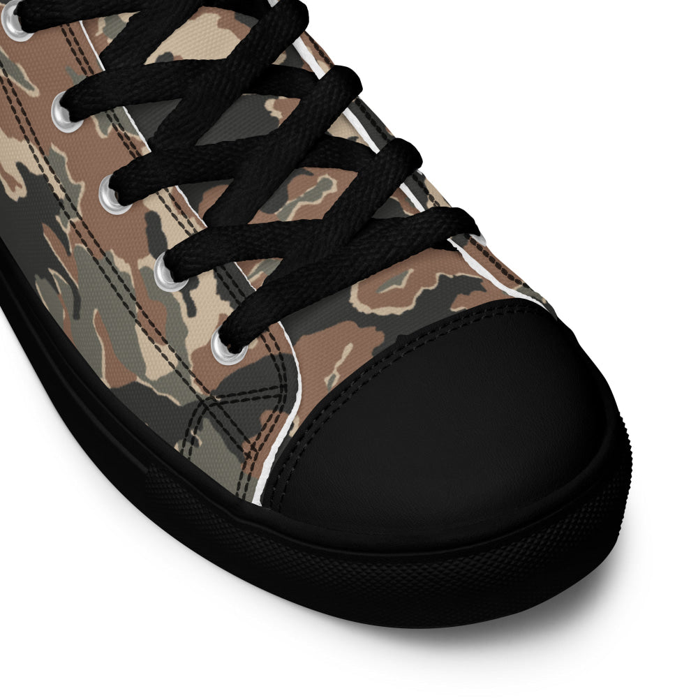 Russian SMK Mountain CAMO Men’s high top canvas shoes - Mens High Top Canvas Shoes