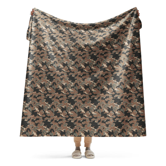 Russian SMK Mountain CAMO Sherpa blanket - 60″×80″