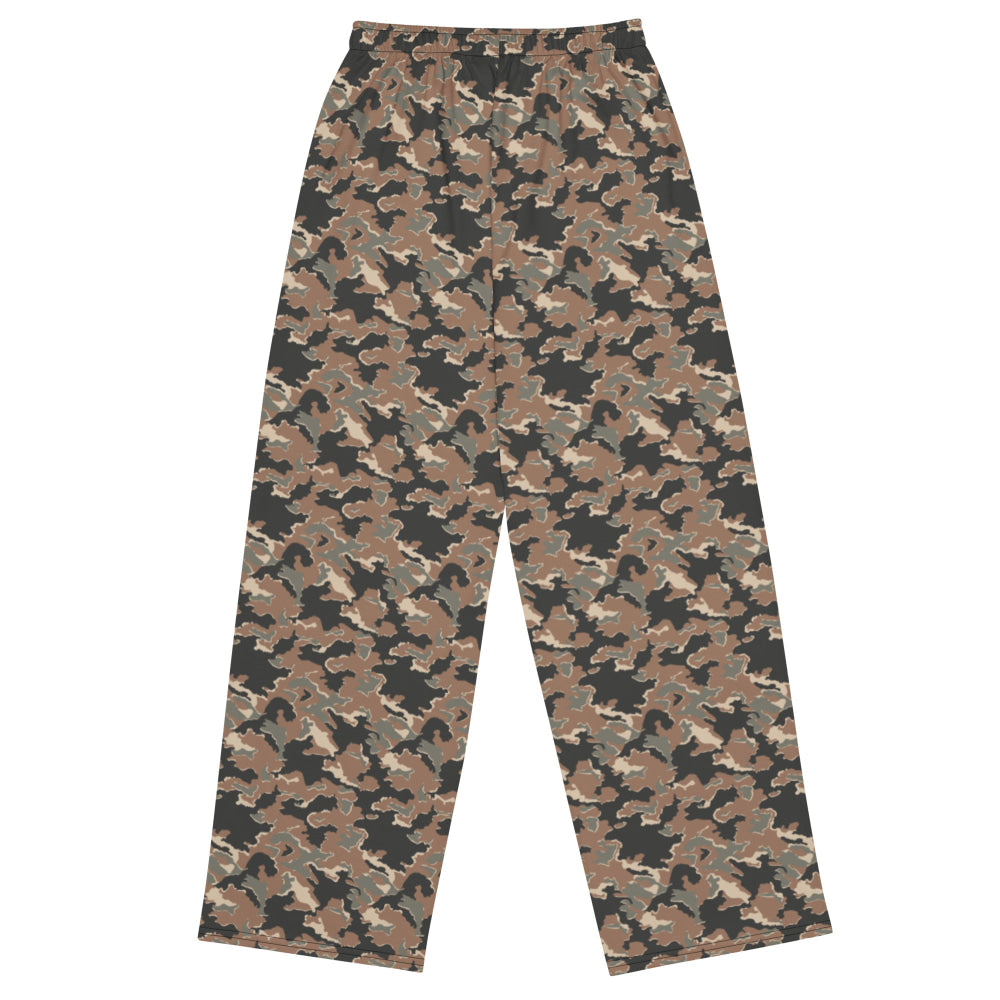 Russian SMK Mountain CAMO unisex wide-leg pants - Unisex Wide-Leg Pants