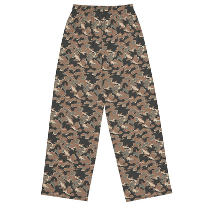 Russian SMK Mountain CAMO unisex wide-leg pants - Unisex Wide-Leg Pants