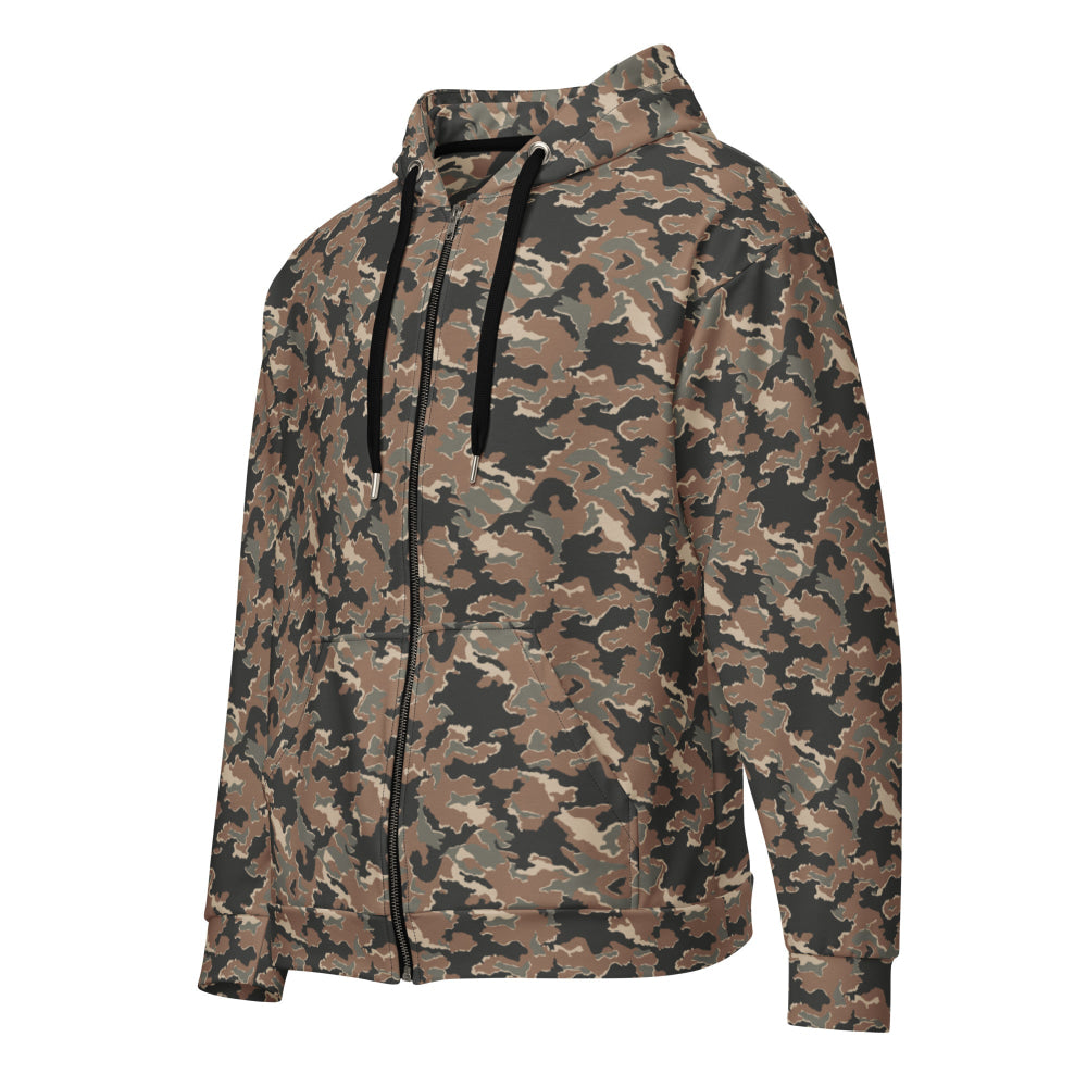 Russian SMK Mountain CAMO Unisex zip hoodie - 2XS - Zip Hoodie