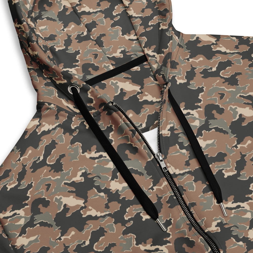 Russian SMK Mountain CAMO Unisex zip hoodie - Zip Hoodie