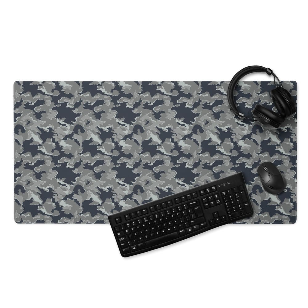 Russian SMK Nut Melted Snow CAMO Gaming mouse pad - 36″×18″