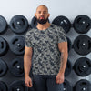 Russian SMK Nut Melted Snow CAMO Men’s Athletic T - shirt - XS Mens
