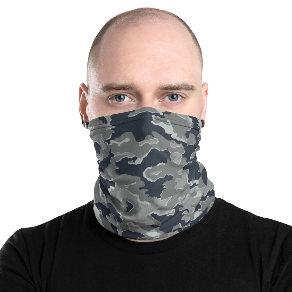 Russian SMK Nut Melted Snow CAMO Neck Gaiter