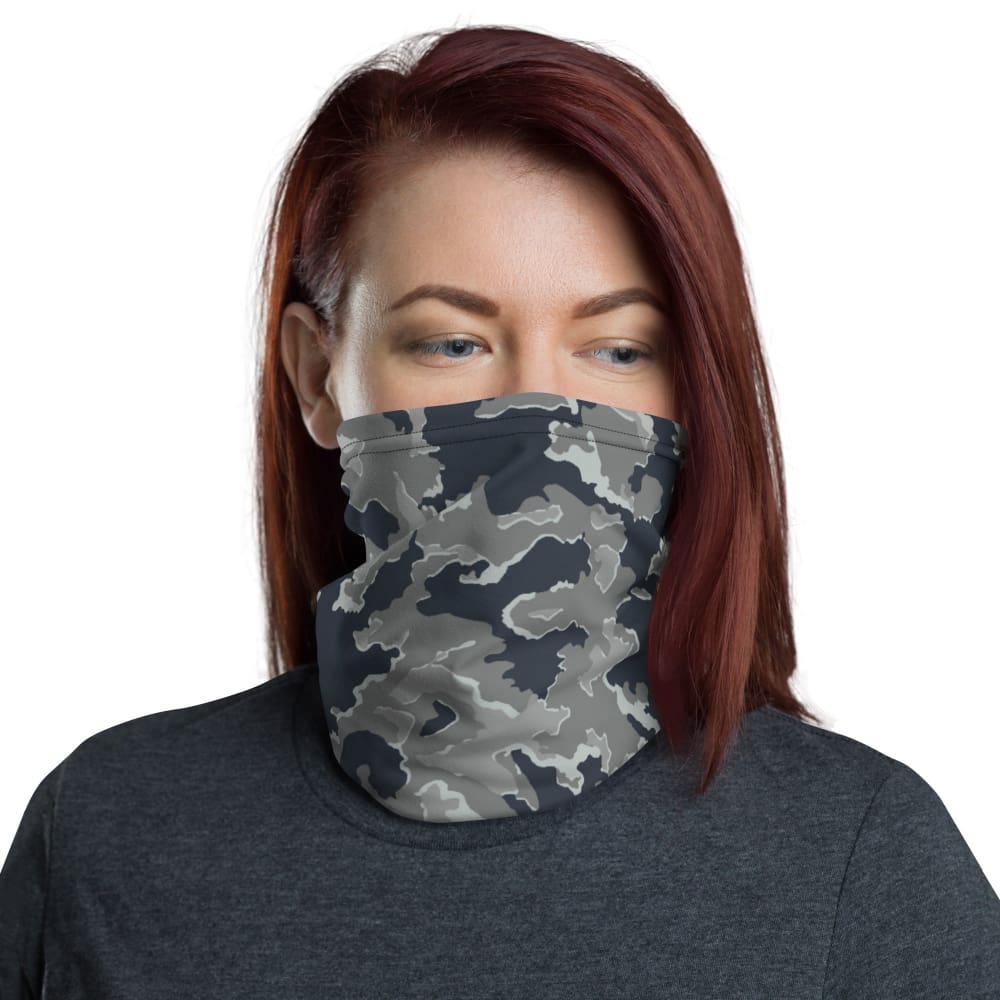 Russian SMK Nut Melted Snow CAMO Neck Gaiter