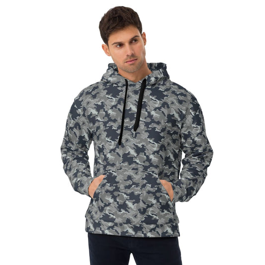 Russian SMK Nut Melted Snow CAMO Unisex Hoodie - 2XS