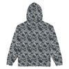 Russian SMK Nut Melted Snow CAMO Unisex zip hoodie